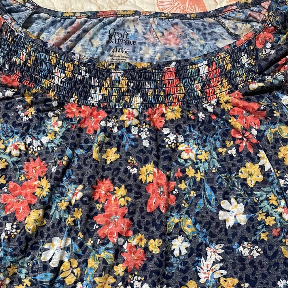 Croft & Barrow Floral blouse